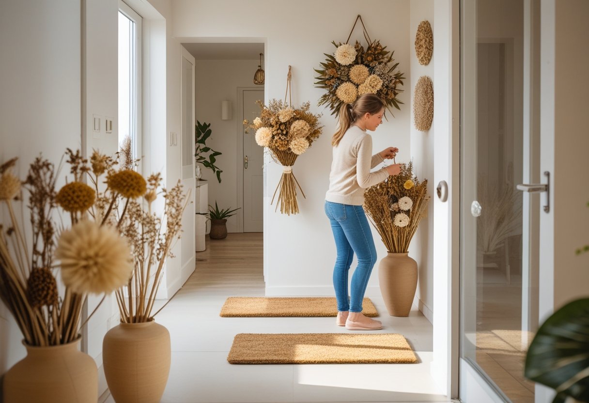 How to create a beautiful home with dried flowers and doormats